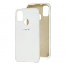 Чехол для Samsung Galaxy M21 / M30s Silky Soft Touch белый