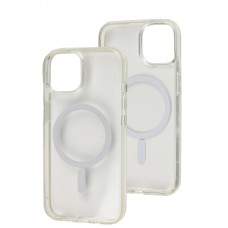 Чехол для iPhone 14 MagSafe Wave premium прозрачный
