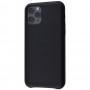 Чохол для iPhone 11 Pro Max Leather case (Leather) чорний