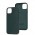 Чохол для iPhone 15 Plus WAVE Premium leather MagSafe forest green