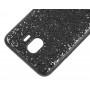 Чохол для Samsung Galaxy J4 2018 (J400) Label Case Leather + Shining чорний