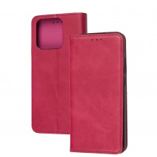 Чохол книжка для Xiaomi Redmi 10C Black magnet рожевий