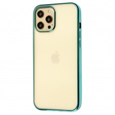 Чехол для iPhone 12 Pro Max Glossy edging зеленый