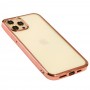 Чохол для iPhone 12 Pro Max Glossy edging рожево-золотистий
