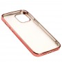 Чохол для iPhone 12 Pro Max Glossy edging рожево-золотистий