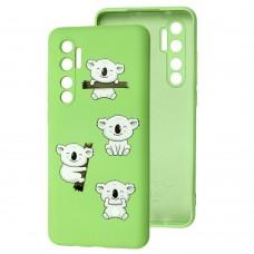Чехол для Xiaomi Mi Note 10 Lite Wave Fancy koala / mint gum