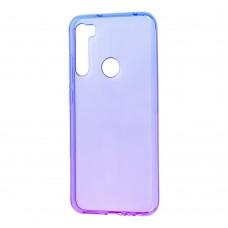 Чехол для Xiaomi Redmi Note 8 Gradient Design фиолетово-синий