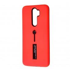 Чехол для Xiaomi Redmi Note 8 Pro Kickstand красный
