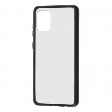Чехол для Samsung Galaxy A71 (A715) Wave clear черный / прозрачный