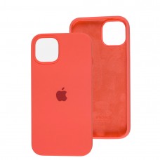 Чохол для iPhone 13 / 14 Square Full silicone кавуновий / watermelon red