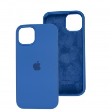 Чехол для iPhone 13 Silicone Full синий / royal blue 