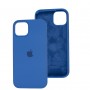 Чохол для iPhone 13 / 14 Square Full silicone синій / royal blue