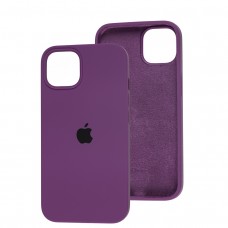 Чохол для iPhone 13 / 14 Square Full silicone фіолетовий / grape