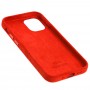 Чохол для iPhone 12 mini Alcantara 360 червоний