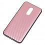 Чохол для Xiaomi Redmi 5 Plus hard carbon рожевий