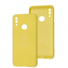 Чохол для Samsung Galaxy A10s (A107) Silicone Full Тризуб жовтий