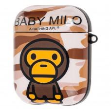 Чехол для AirPods Stickers print "baby milo"
