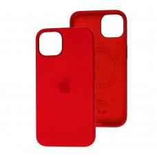 Чехол для iPhone 13 MagSafe Silicone Splash screen red