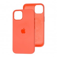 Чехол для iPhone 13 MagSafe Silicone Splash screen pink pomelo