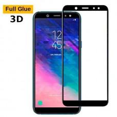 Защитное стекло для Samsung Galaxy A6+ 2018 (A605) Full Glue черное