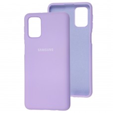 Чохол для Samsung Galaxy M31s (M317) Silicone Full бузковий / lilac