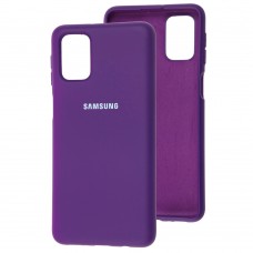Чехол для Samsung Galaxy M31s (M317) Silicone Full фиолетовый / purple