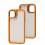 Чехол для Iphone 11 Extreme drops crystal glass orange