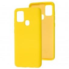 Чехол для Samsung Galaxy A21s (A217) Full without logo bright yellow