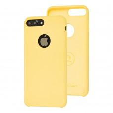 Чехол Totu Magnet для iPhone 7 Plus / 8 Plus под магнитный держатель желтый