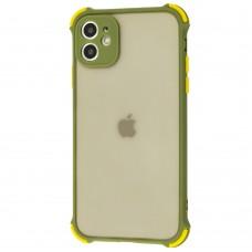 Чехол для iPhone 11 LikGus Totu corner protection зеленый