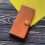 Чехол книжка для Xiaomi Redmi Note 8T "Gallant с визитницей" коричневый