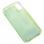 Чохол Neon пісок для iPhone X / Xs зелений "лама"