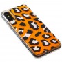 Чохол Neon пісок для iPhone X / Xs помаранчевий "леопард"