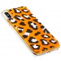 Чехол для iPhone Xs Max "Neon песок" леопард