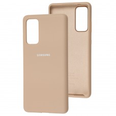 Чехол для Samsung Galaxy S20 FE (G780) Silicone Full розовый / pink sand