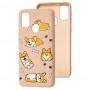 Чохол для Samsung Galaxy M21 / M30s Wave Fancy funny corgi / pink sand