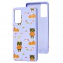 Чохол для Samsung Galaxy S20 FE (G780) Wave Fancy autumn bears / light purple