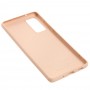 Чехол для Samsung Galaxy S20 FE (G780) Wave Fancy laika spaceman / pink sand