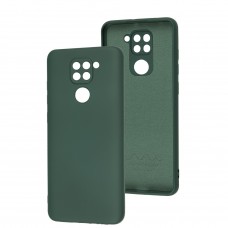 Чехол для Xiaomi Redmi Note 9 Wave colorful forest green