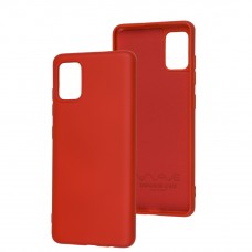 Чохол для Samsung Galaxy A51 (A515) Wave colorful red