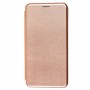 Чехол книжка Premium для Samsung Galaxy A20s (A207) розово-золотистый