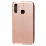 Чехол книжка Premium для Samsung Galaxy A20s (A207) розово-золотистый