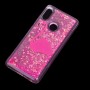 Чехол для Xiaomi Redmi Note 5 Pro Блестки вода Fashion "фламинго"