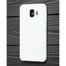 Чехол для Samsung Galaxy J4 2018 (J400) Silicone белый