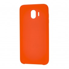 Чехол для Samsung Galaxy J4 2018 (J400) Silicone оранжевый