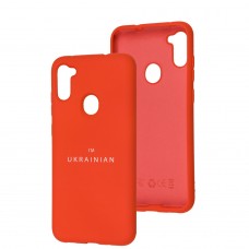 Чехол для Samsung Galaxy A11 / M11 Full Nano I'm Ukrainian red
