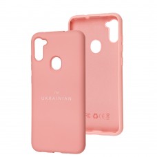 Чехол для Samsung Galaxy A11 / M11 Full Nano I'm Ukrainian pink