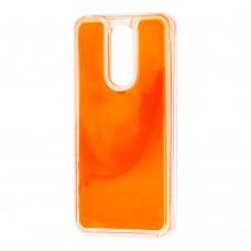 Чехол для  Xiaomi Redmi 8 "Neon песок" оранжевый