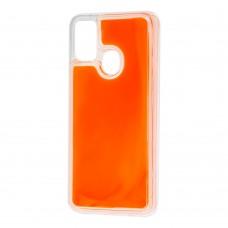 Чехол для  Samsung Galaxy M21 / M30s "Neon песок" оранжевый