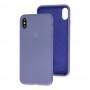 Чехол для iPhone X / Xs Slim Full lavender gray 